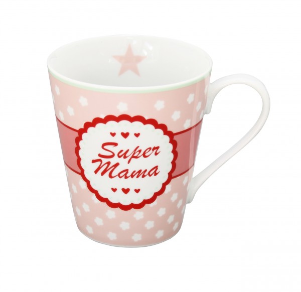 Happy Mug "Super Mama" mit Henkel