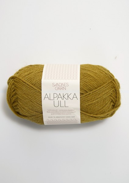 Alpakka Ull Ocker Fb. 2035