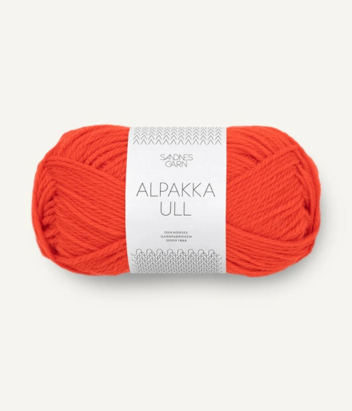 Alpakka Ull Spicy Orange Fb. 3819