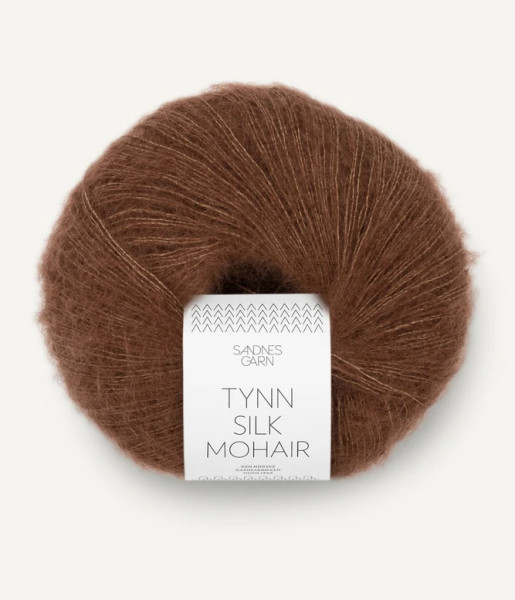 Tynn Silk Mohair Sjokolade Fb. 3073