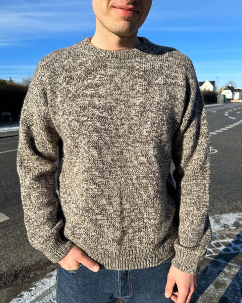 Melange Sweater Man Strickanleitung