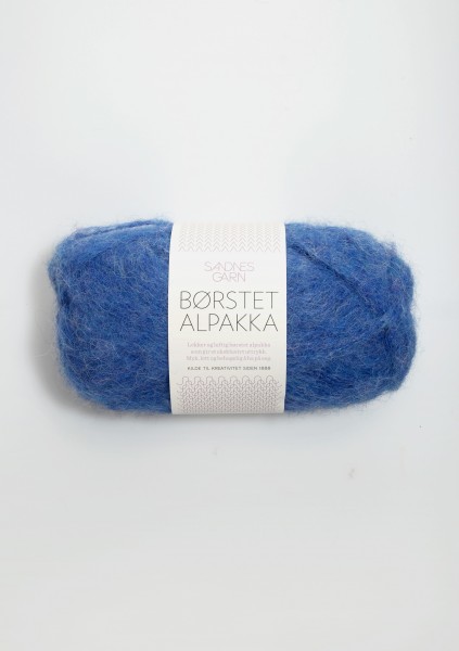 Borstet Alpakka Blau Fb. 6020