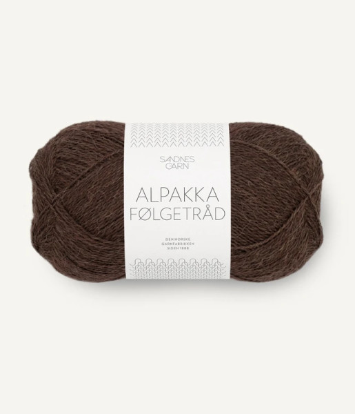 Alpakka Følgetråd Cacao Nibs Fb. 3091