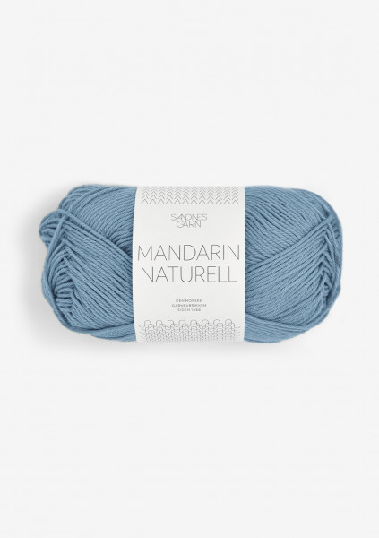 Mandarin Naturell Jeansblau