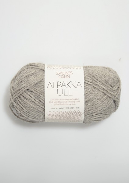 Alpakka Ull Graumeliert Fb. 1042