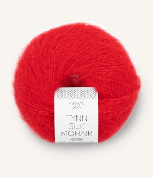 Tynn Silk Mohair Scarlet Red Fb. 4018