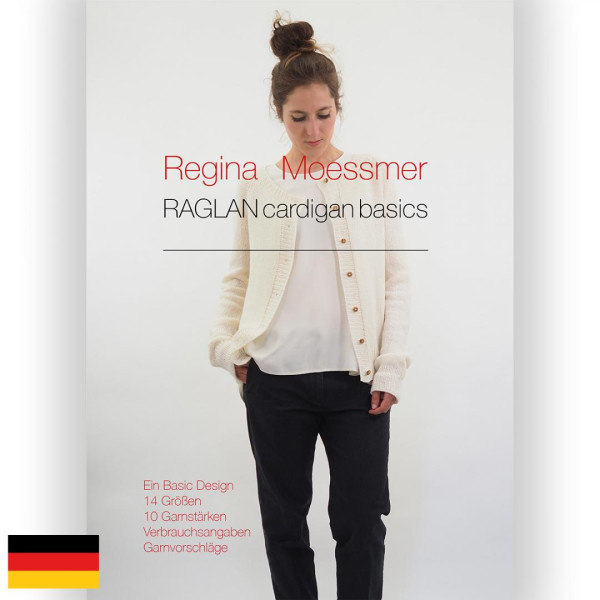 Anleitungsbuch Raglan Basics Cardigan Deutsch von Regina Mössner