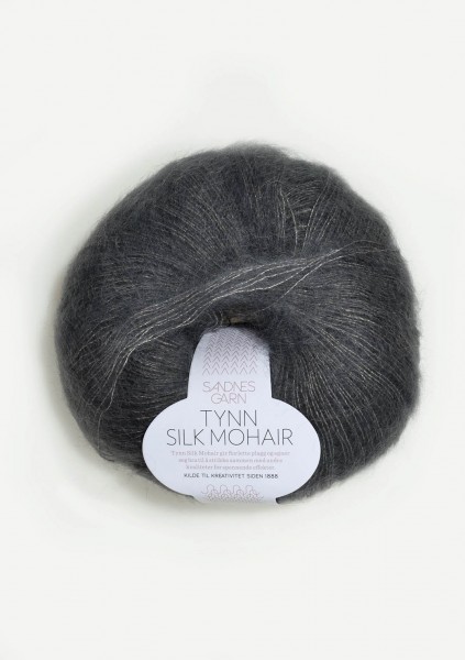 Tynn Silk Mohair Stahlgrau