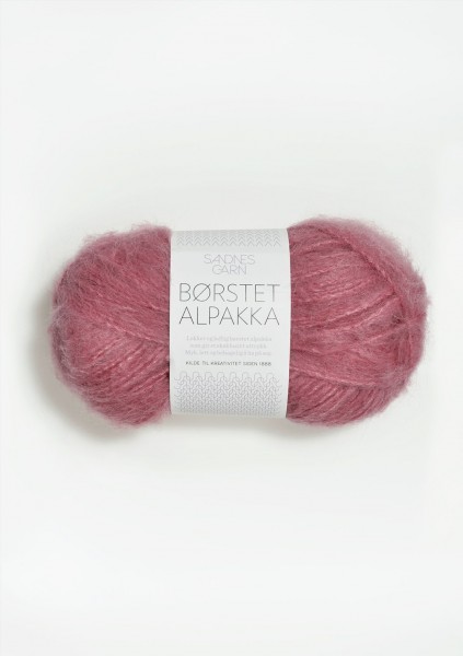 Borstet Alpakka Varm Rosa Fb. 4324
