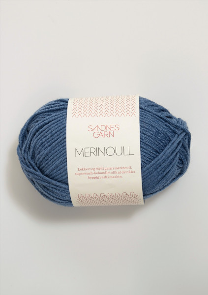 Merinoull Jeansblau Fb. 6052