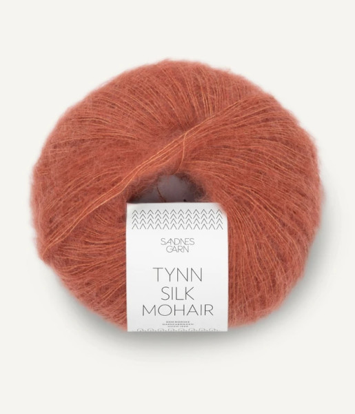Tynn Silk Mohair Kobberbrun Fb. 3535