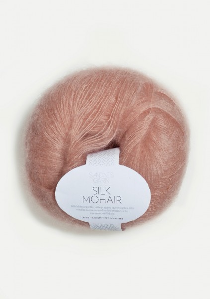 Silk Mohair Rosekinn